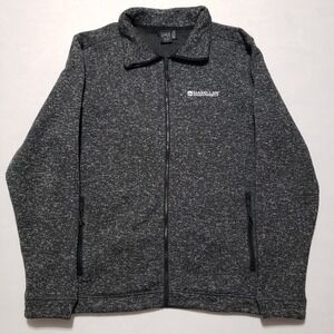 Stormtech Performance 1/4 Zip Fleece Pullover Sweater Mens XL Heather Gray‎